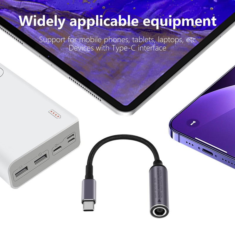 PD 100W DC 7.4mm x 5.0mm Female(7.4 x 0.6mm) Input to USB Power Charging Cabl... gallery