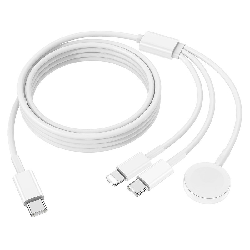 3 in 1 USB-C Fast Charger For Apple Watch/iPhone Air 17 16 15 14 13 12 11 ProMax