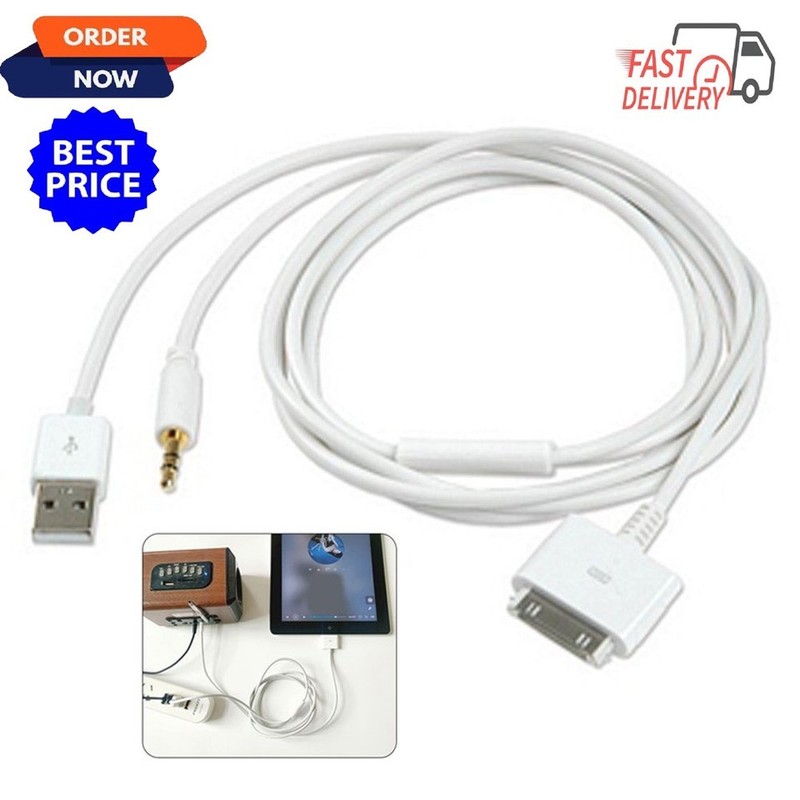 Car AUX Audio Music Micro USB Charge Cable Samsung Galaxy S3 S4 S5 HTC NUZ1 gallery