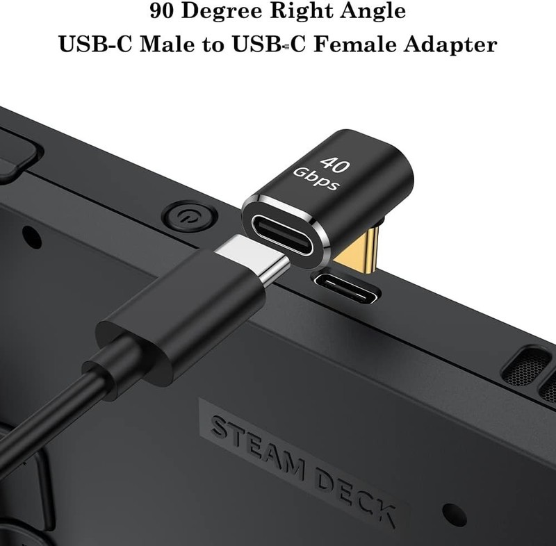 High-Performance USB Type C 90-Degree Connectors for MacBook, Steam Deck & More gallery