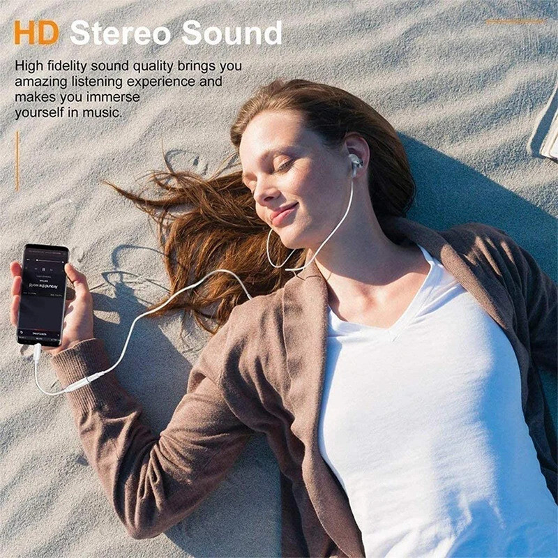 Audio Headphone Jack Adapter 3.5Mm For iPhone 17/16/15/14/13/12/11/X/8/7/6 gallery