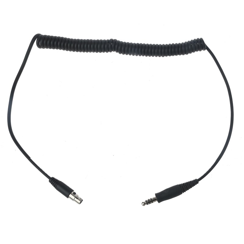 Aviation Headset Aux Cable U174 Plug to Mini XLR5 Jack Adapter Easy to Use gallery