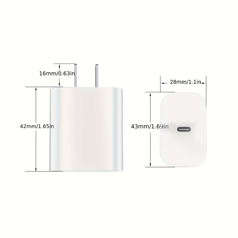 Original USB-C Wall Fast Charger Block 6.6 Ft Cable For All Cell Phone iPad gallery