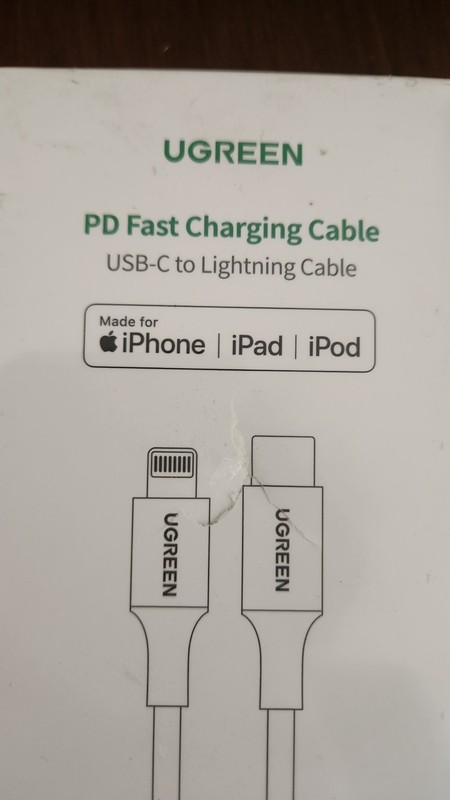 UGREEN PD Fast Charging Cable USB-C for iPhone, iPad, iPod 70953-04 gallery