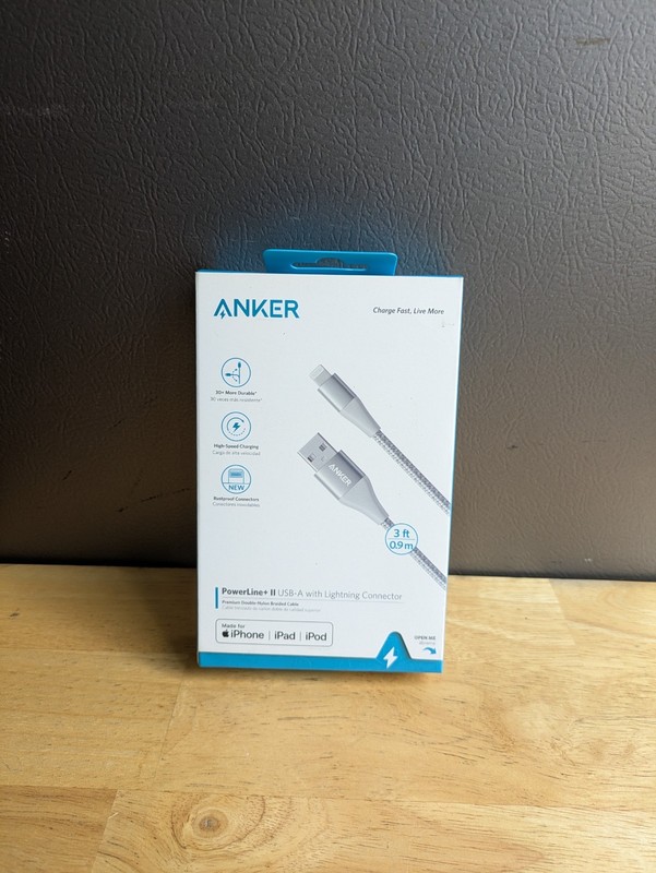 Anker. PowerLune+II USB-A with Connector Made For iPhone, iPad, iPod