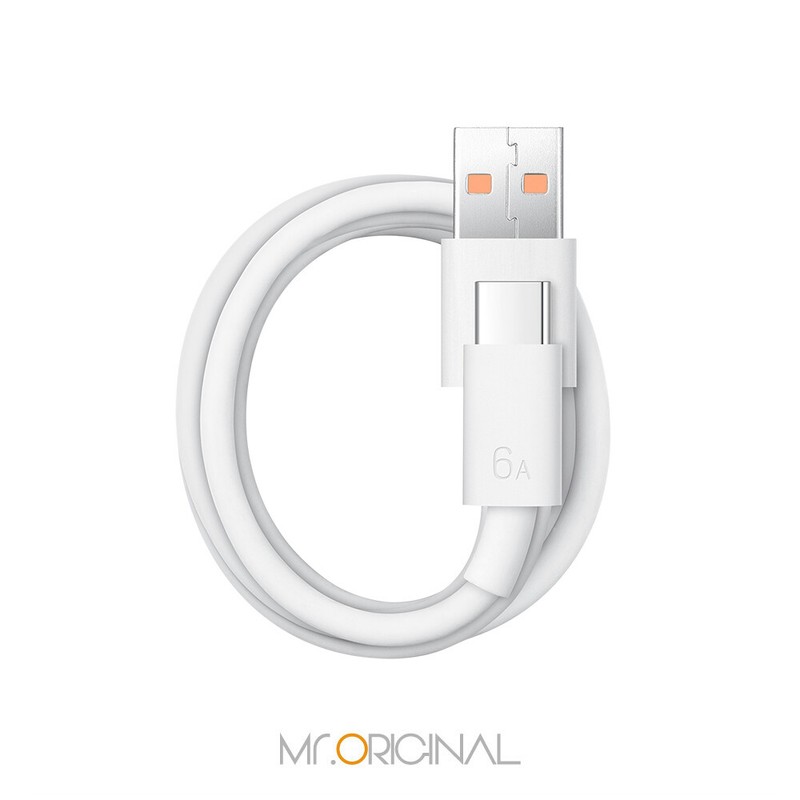 Original Huawei Official 6A USB-A to USB-C SuperCharge Max 66W Data Cable -White gallery