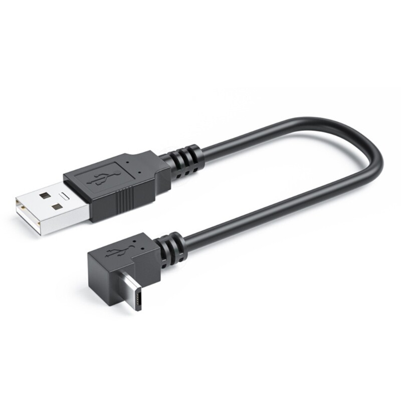 Micro USB Charging Cord USB2.0 Male to Android Up Down Left Right Data Wire Line