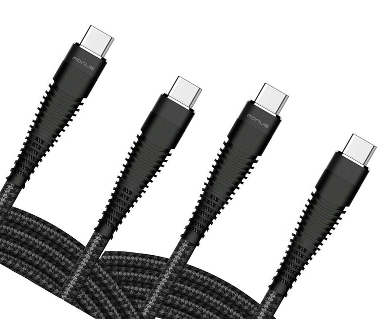 6ft and 10ft Long PD USB-C Cables Fast Charge TYPE-C to TYPE-C for SmartPhones