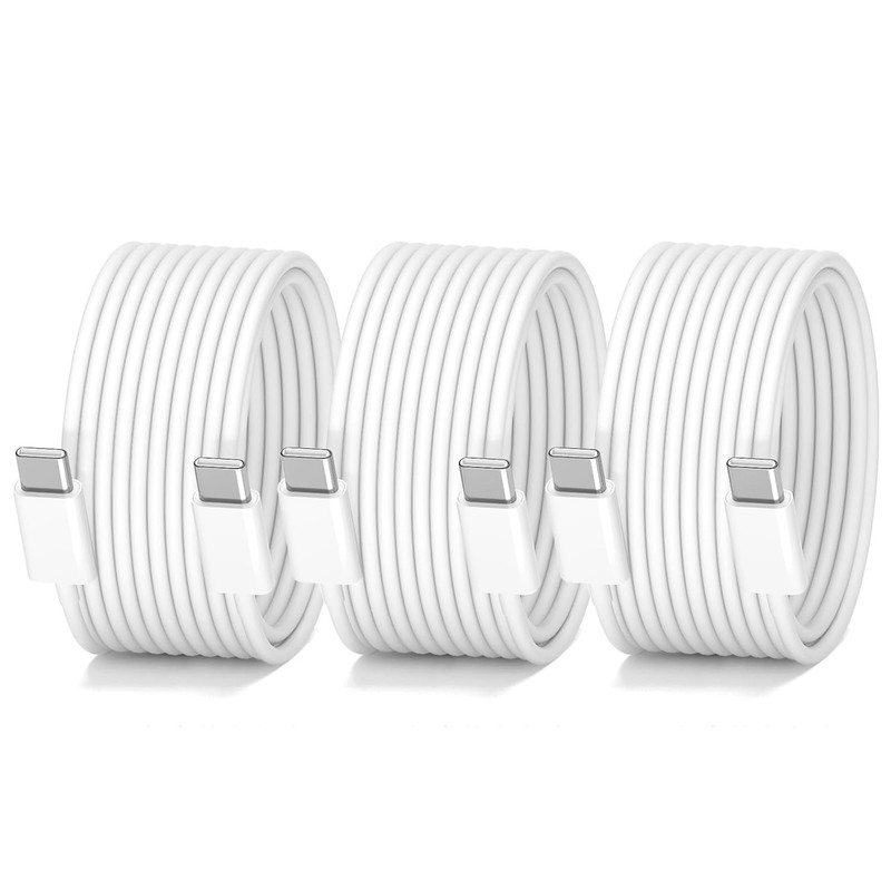Lot 60W/100W Type-C to USB-C Cable PD Fast Charger For iPhone 15 16e 17/ MacBook gallery