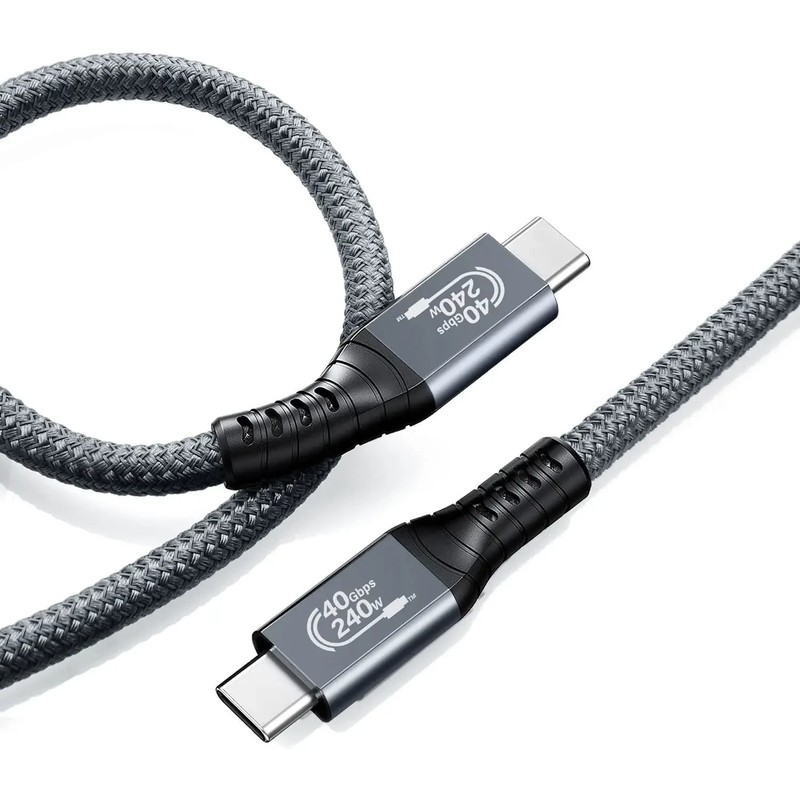 Original Type-C to Type-C Charger/Data Transfer Cable 240W 40GBPS 3.3/6.6ft