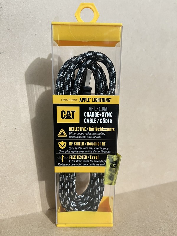 CAT 1.8 M USB Charger Braided Cable For Apple