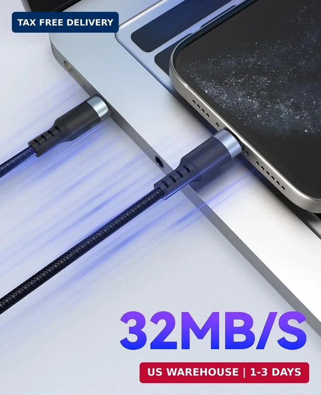 15ft USB C Cable Fast Charging 60W, Long USBC to USB-C Charge Cord 15 Foot Type gallery