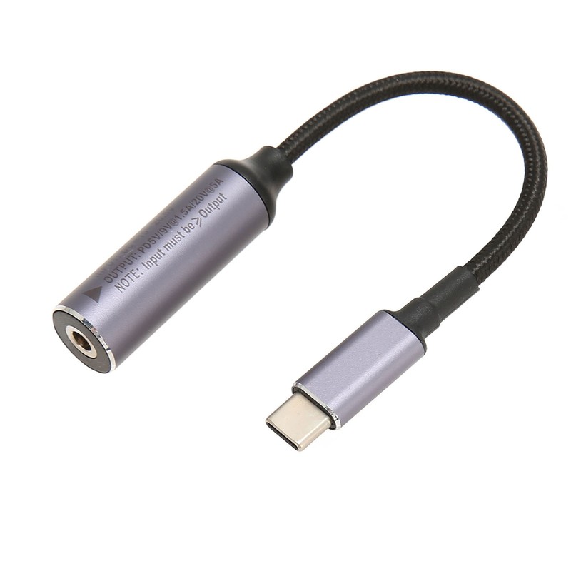 PD DC 4.0mmx1.7mm Female Input To USB Type C Male Power Charging Cable 100W BEA