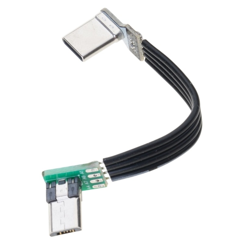 Type C to USB 5Pin Data Cable with Bend Head for Electronics Chrging Cable gallery