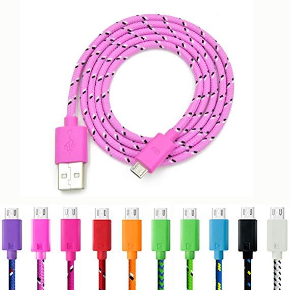 10FT 3M Braided Data Sync MICRO USB Charger Cable FOR Samsung Sony Nokia HTC LG gallery