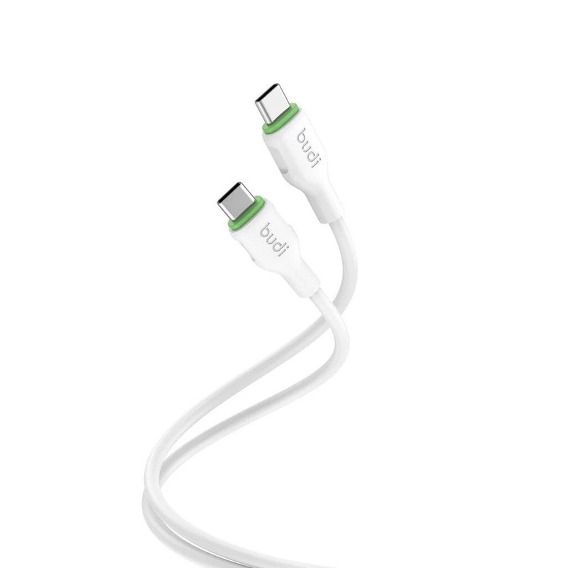 Budi 3M PD65W Cable White USB-C To USB-C gallery