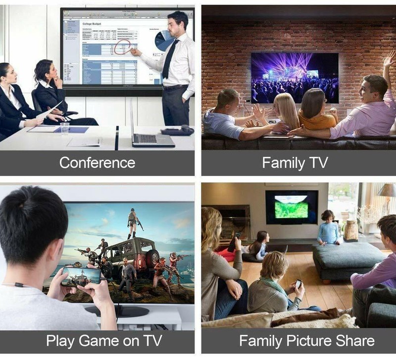 1080P HDMI Adapter Cable Phone to AV TV Cord Digital Converter For iPhone iPod gallery
