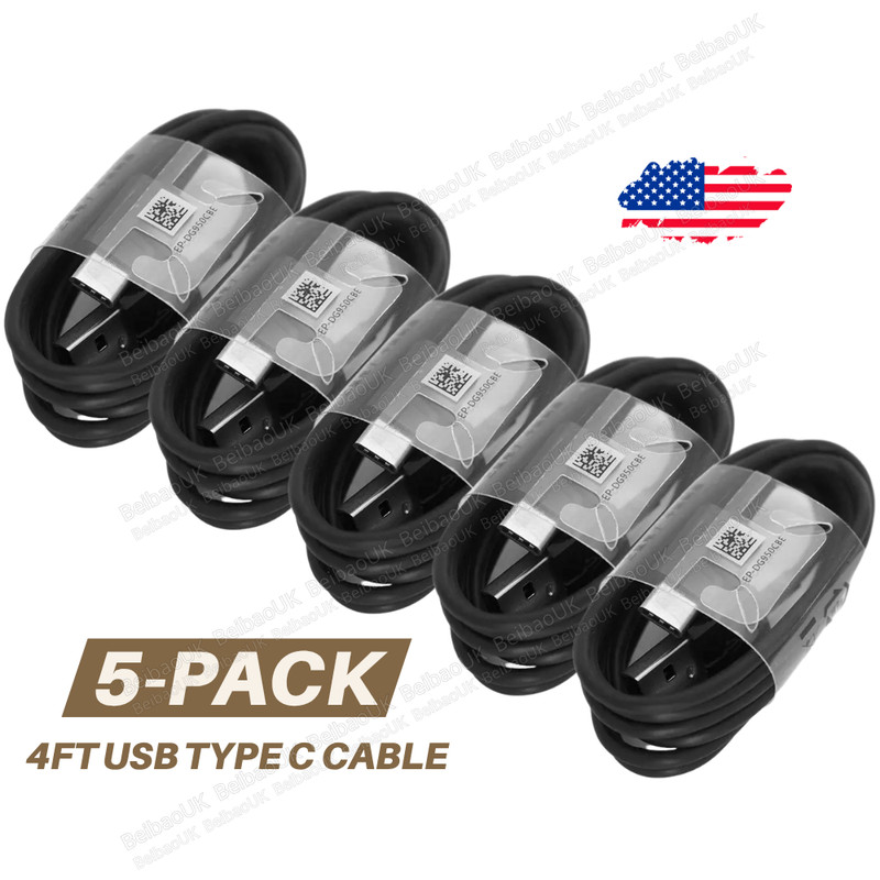 1X 5X USB-C to USB-A Cable Fast Charger Type C Charging Cord Rapid Sync Charger