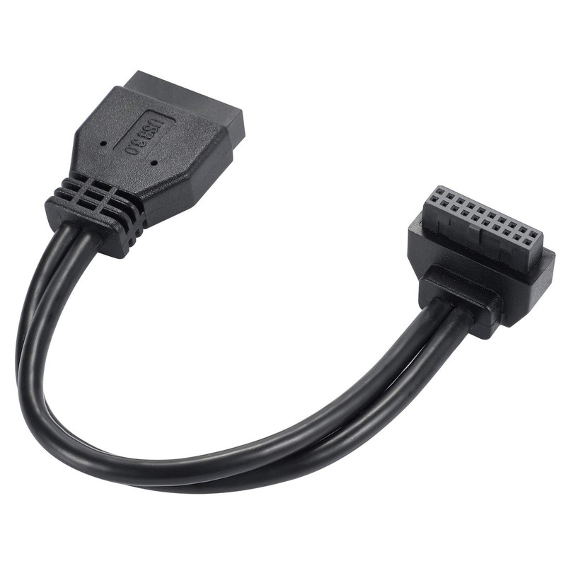 18cm Internal USB 3.0 19Pin Header Male To Female Extension Cable Motherboard