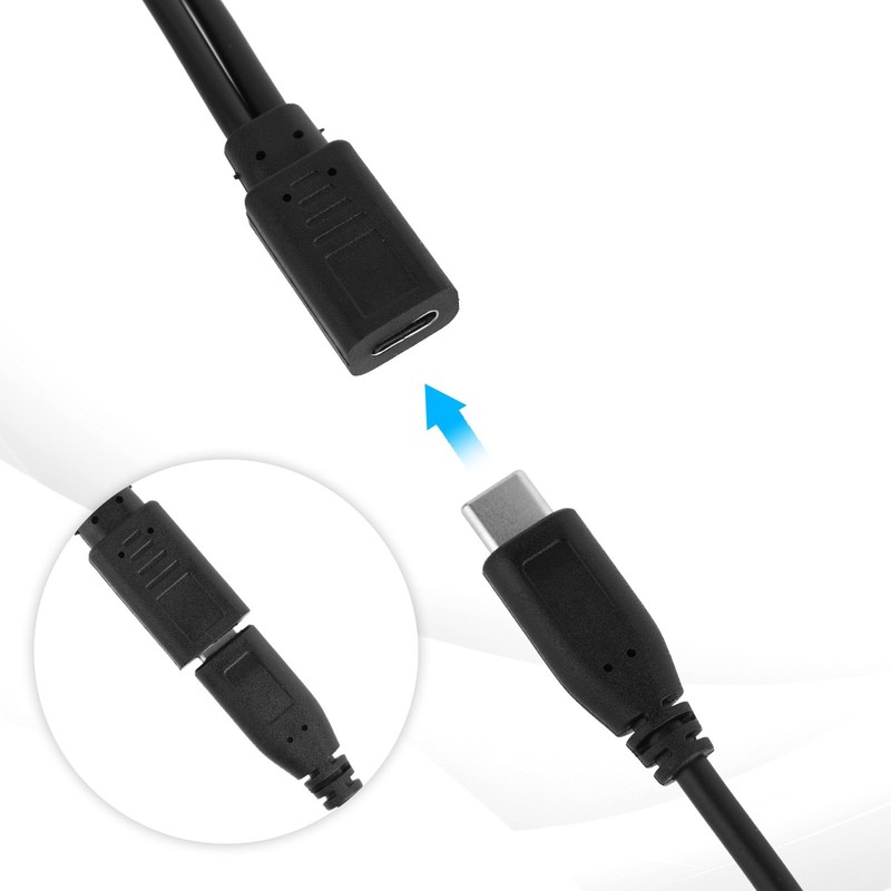2pcs USB C Splitter 1 in 2 Out Charger Cable, USB-C/Type-C Female to 2 USB-C/... gallery