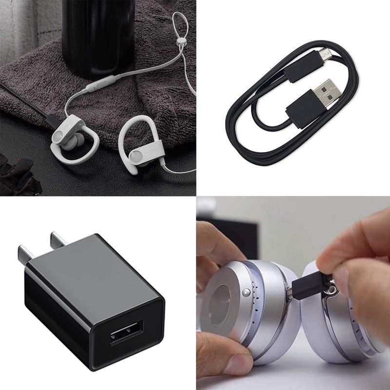 2 Pack Beats Charging Charger Cable Cord for Beats by Dr Dre Studio Solo 3 2 ... gallery