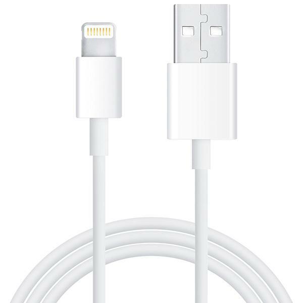 For iPhone SE (2020) - MFI USB CABLE 3FT CERTIFIED CHARGER CORD WHITE gallery