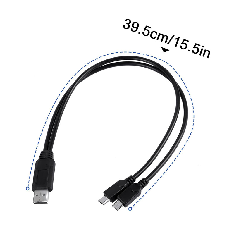 UCEC Dual Micro USB Splitter Charge Cable Power up to Two Micro USB Devices gallery