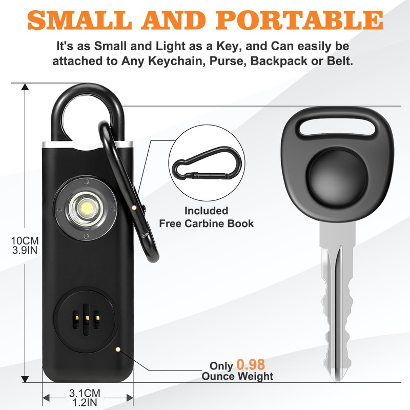The Original Self Defense Siren Personal Safety Alarm for Women, Men, Kids gallery