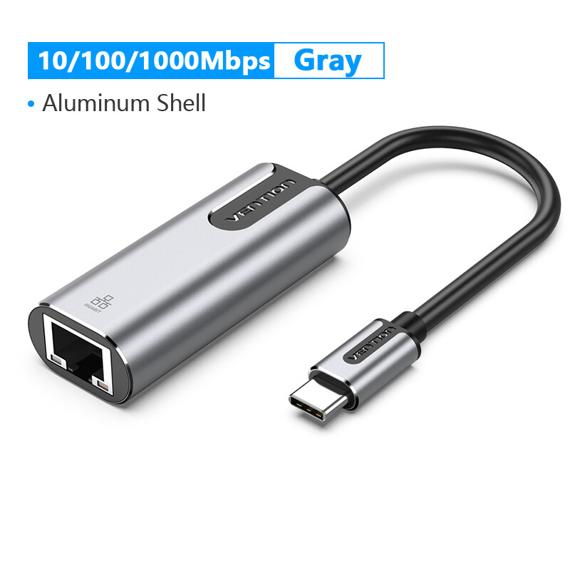 USB Type C Thunderbolt 3 to LAN RJ45 Network Ethernet Cable Adapter 1000Mbps NEW