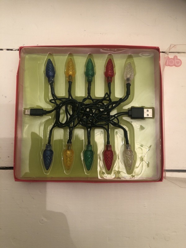 MERRY CHARGER USB IPHONE 📱CHARGER WITH MULTICOLOR LIGHT BULBS FOR 5/6/7 gallery