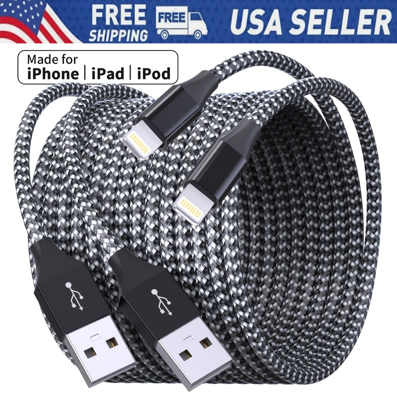 Fast Charger Cable Heavy Duty For iPhone 13 12 11 X XR 8 Charging Cord wholesale