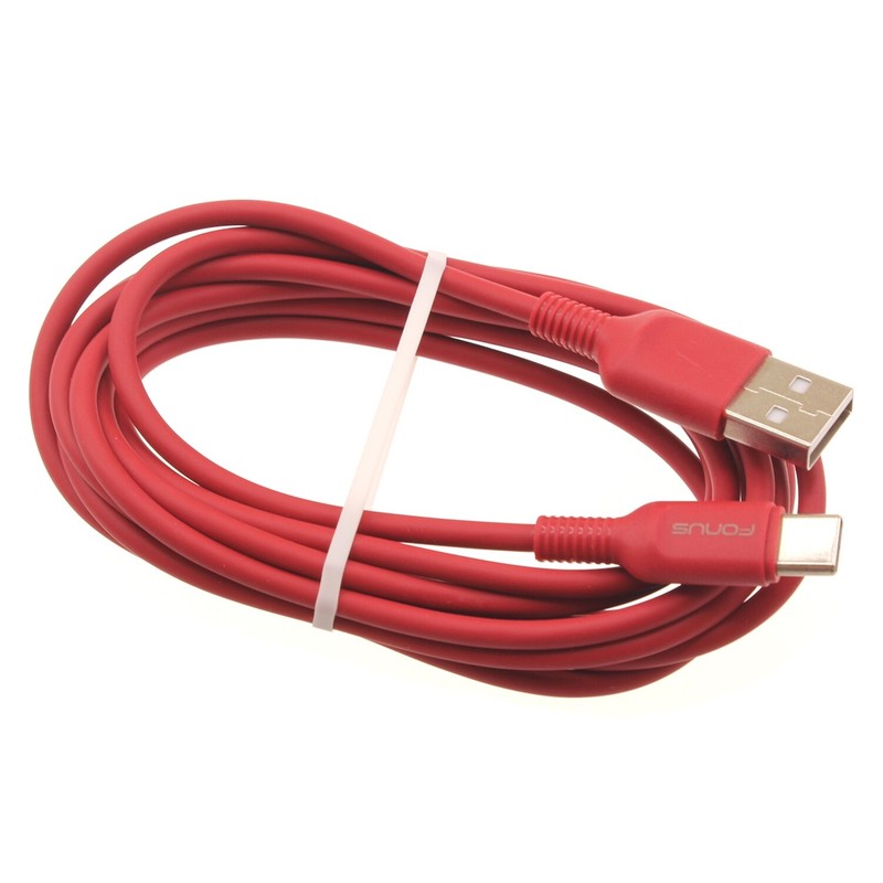 For Galaxy A32/A33/A34/A35/A36 – Red 6ft USB-C Cable Charger Cord Power Wire