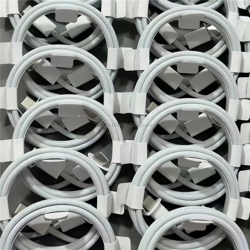2x USB Charging Cable Data Sync Type-C Braided Cord White for Samsung Galaxy S23 gallery