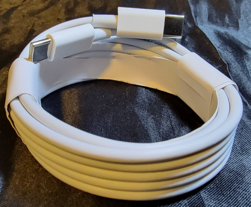 6ft USB-C to USB-C Tablet & Computer Device Charger Power Cord Cable – White NEW