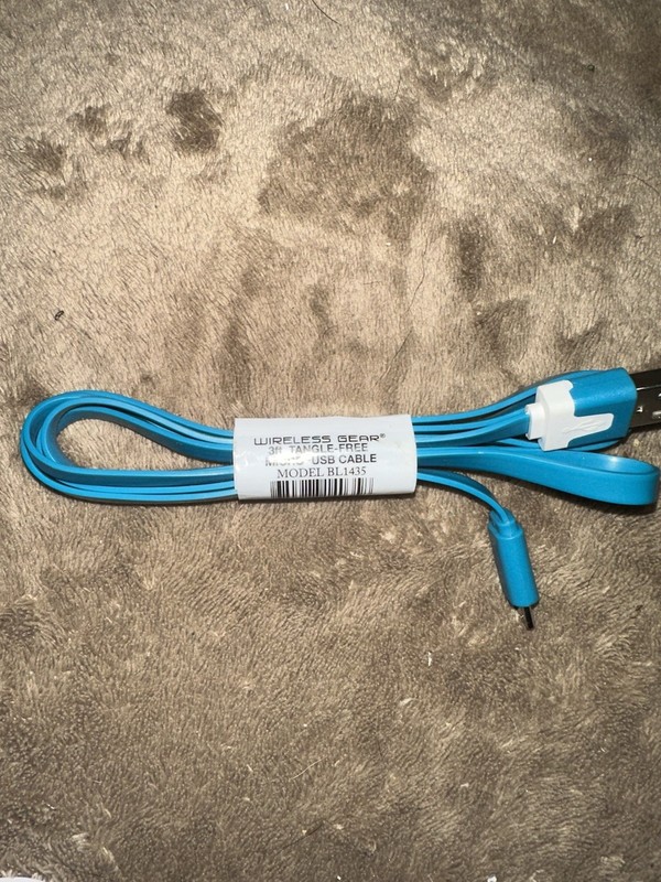 Wireless Gear Micro-USB Cables - 3ft Tangle-Free - Choose Your Color Lot gallery