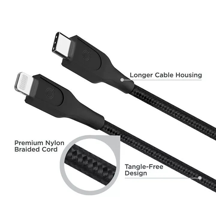 QuickCell USB-C to LLightninng-Connector 6FT gallery