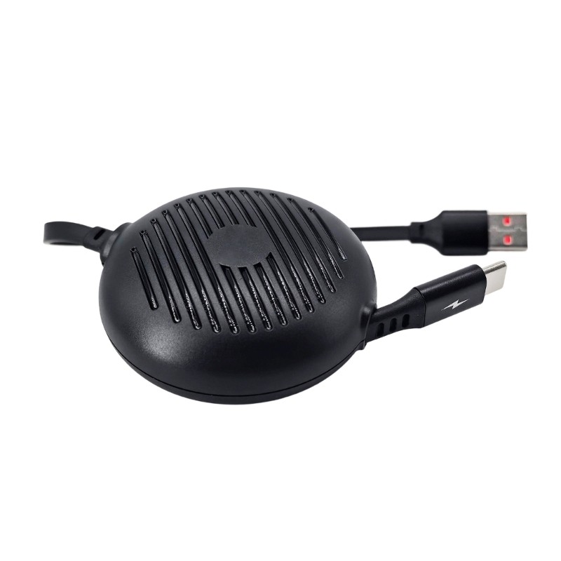 Single Pull Retracting USB C Charging Cord 60W Fast Data Transmission For Phone gallery