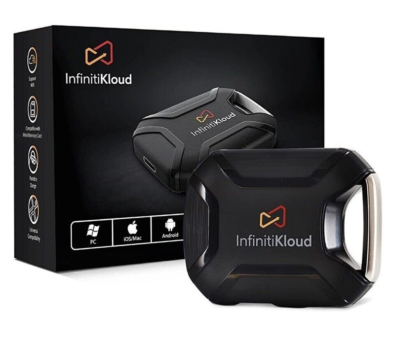 Two InfinitKloud Wireless WiFi, USB-C ready, Backup Drives, PC/Mac/Android gallery