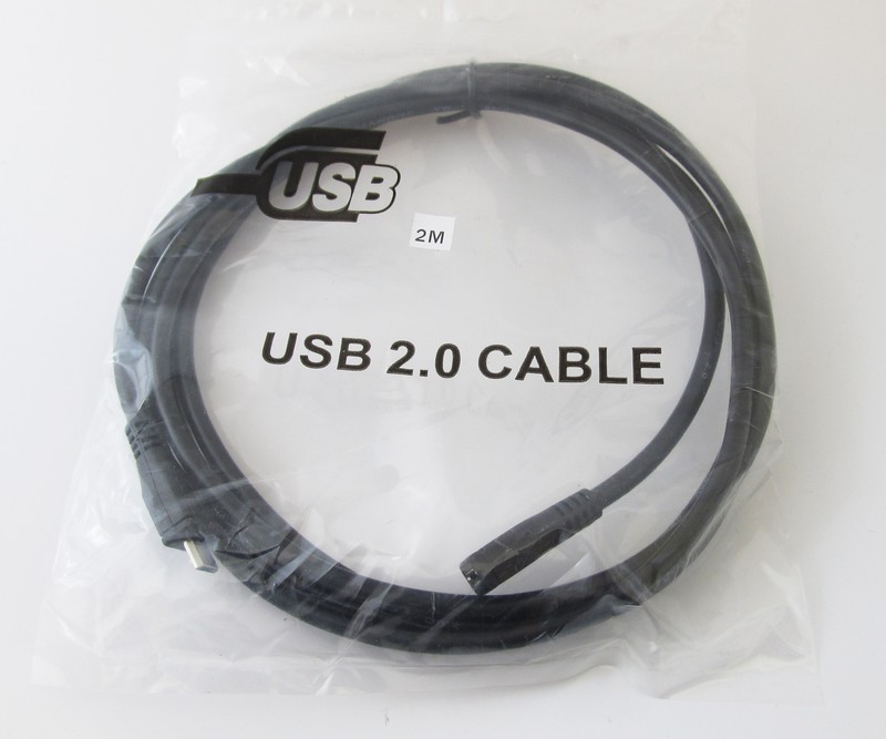 10pcs 2M/6ft Extension Data Cable Micro USB 5pin Male to Female Straight Cable