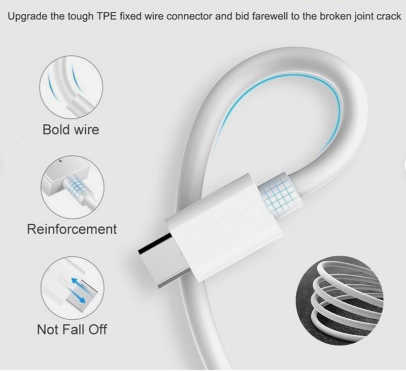 USB C to C Cable 2 Pack Type C Fast Charging Cord 6.6 Feet gallery