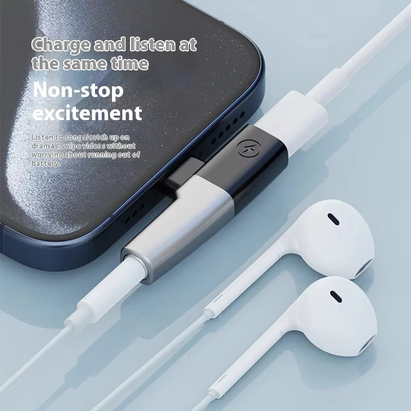 USB Type C to 3.5mm Jack Headphone Fast Charging Splitter With Aux Audio Jack gallery
