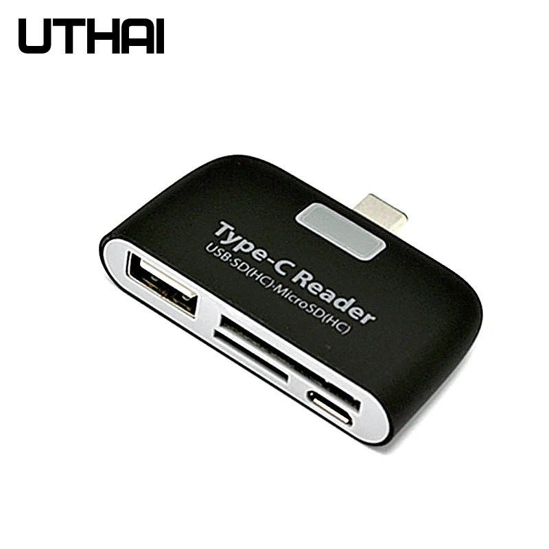 USB C 3.1 Type-C to USB 3.0 OTG HUB Phone Adapter Micro SD Memory Card Reader