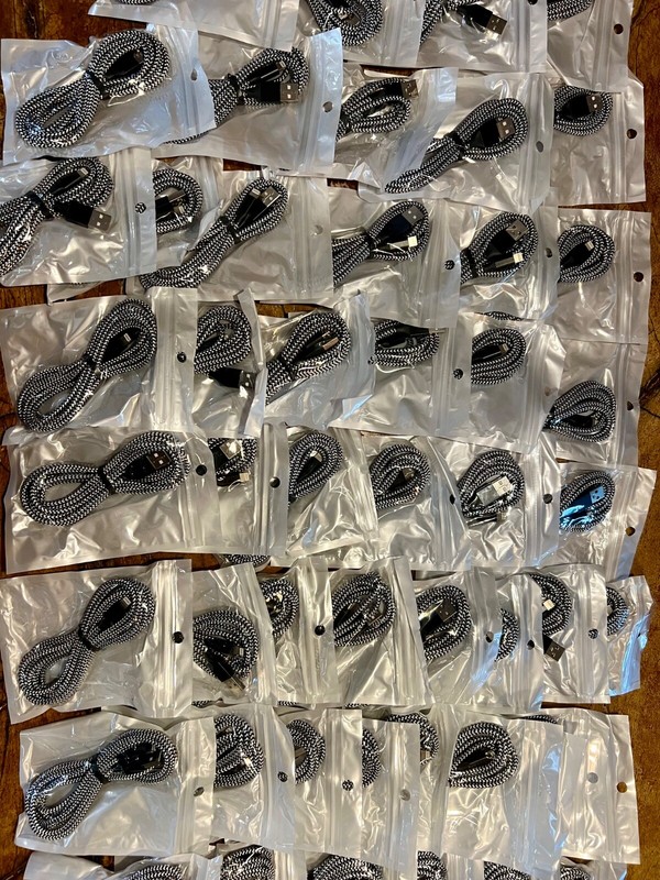 100! BRAIDED USB CABLES, iPHONE 5 6 7 8 11 12 13 FAST! CHARGING CORD, 100! gallery
