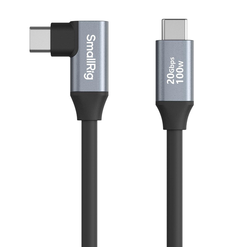 USB to USB Data Cable 1.97ft/ 60cm/ 23.6″ (Straight to Angled), 3.2 Gen 2×2 C…