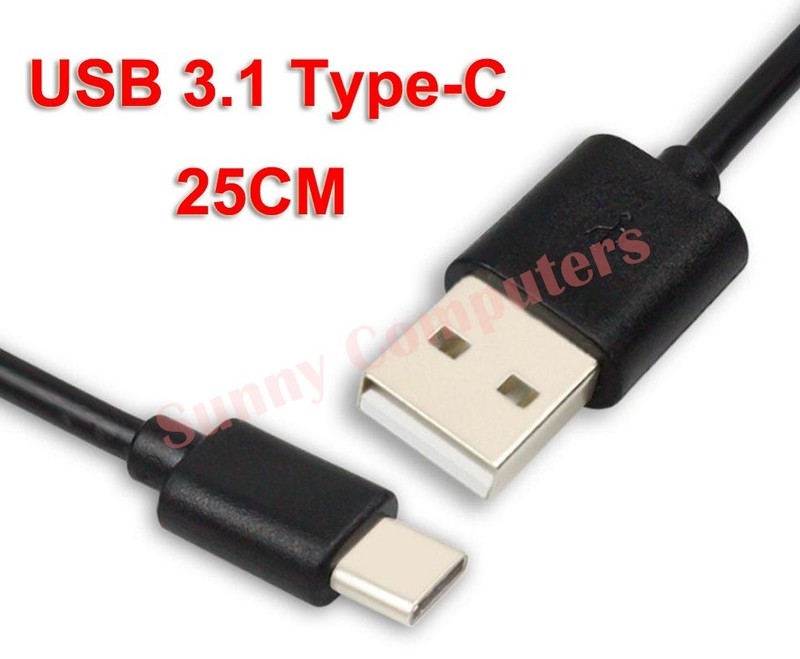 2x USB Type-C Power Supply Charge Cable Data Lead For Samsung Galaxy A21S Short