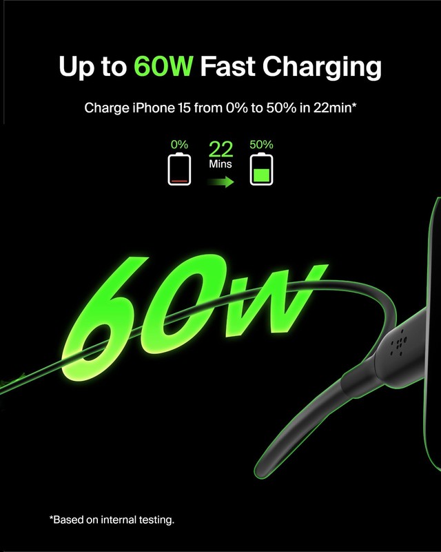 Belkin 1M Boost Charge USB-C To USB-C Cable Black gallery