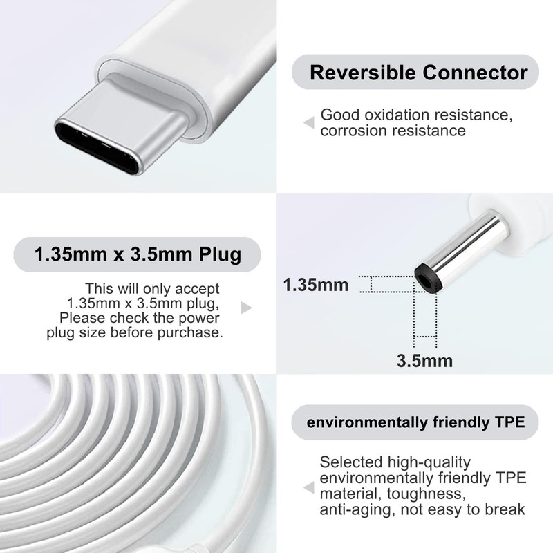 Power Adapter Charger Cord Compatible with Ring Stick Up Cam Battery/Plug-in ... gallery