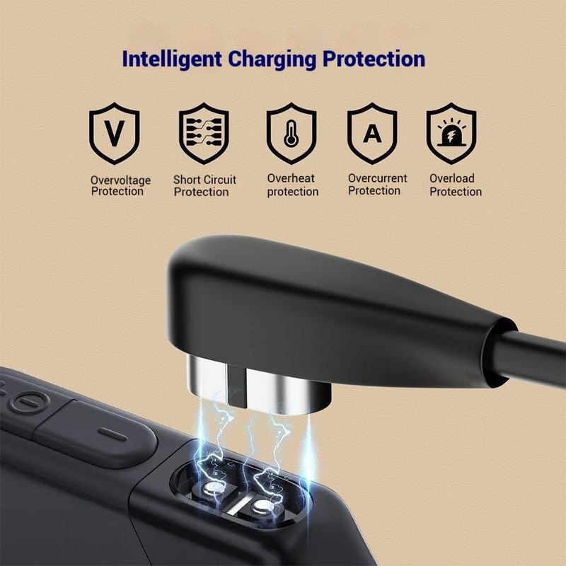2pcs USB C Magnetic Charging Cables for Shokz Headphones, Black gallery