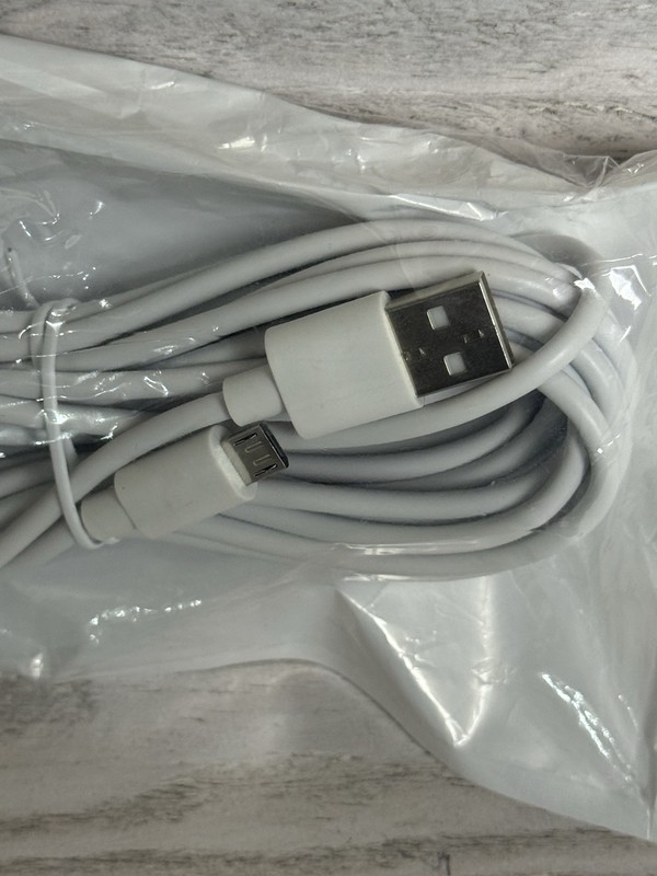 Lot of 6 Extra Long 16ft (5m) Micro USB Charging Cables White gallery