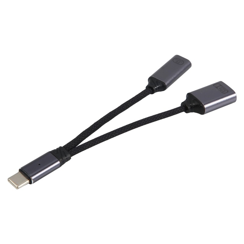 USB C OTG Cable Phone Adapter 2 in 1 Type C to USB A Adapter with PD6236